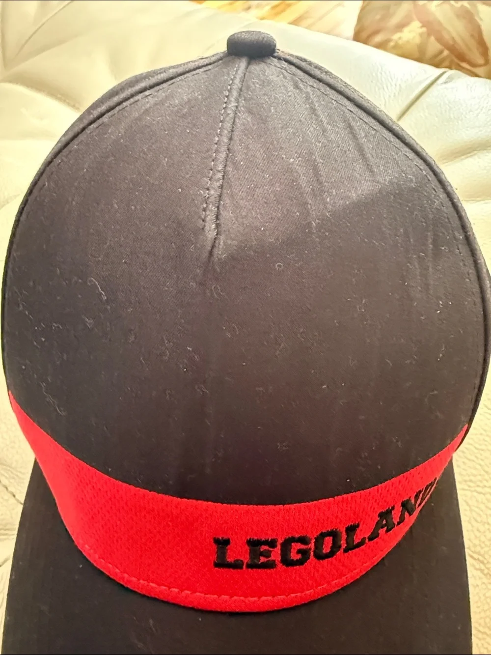 Lego Black Cap with Red and Yellow Legoland Tag